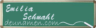 Emilia Schmahl Visitenkarte